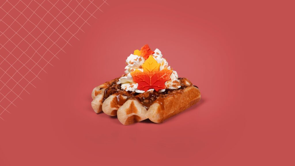 Waffle factory's caramel waffle!